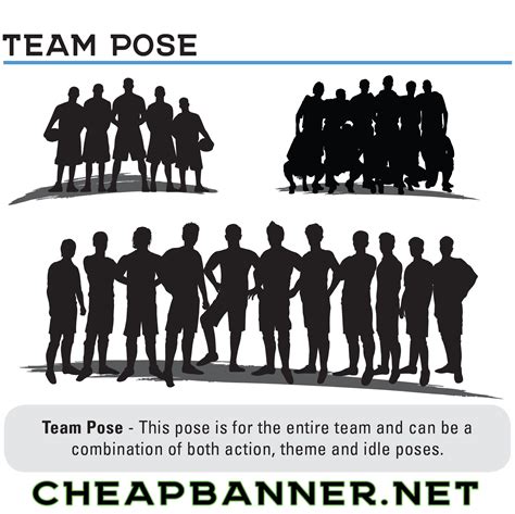 team posing chart